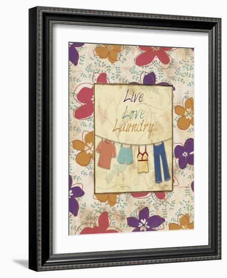 Live Love Laundry-Piper Ballantyne-Framed Art Print