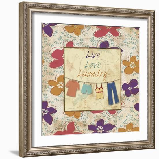 Live Love Laundry-Piper Ballantyne-Framed Art Print