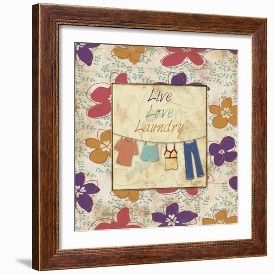 Live Love Laundry-Piper Ballantyne-Framed Art Print