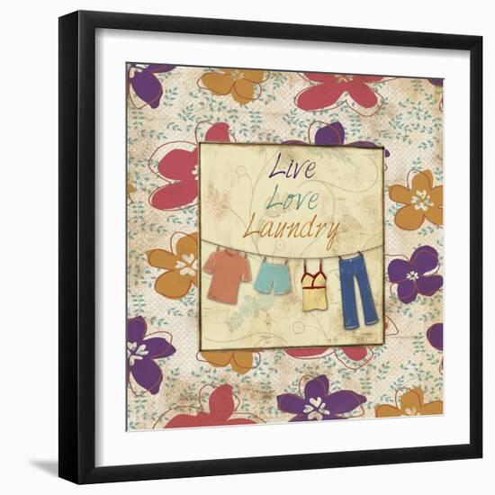 Live Love Laundry-Piper Ballantyne-Framed Art Print