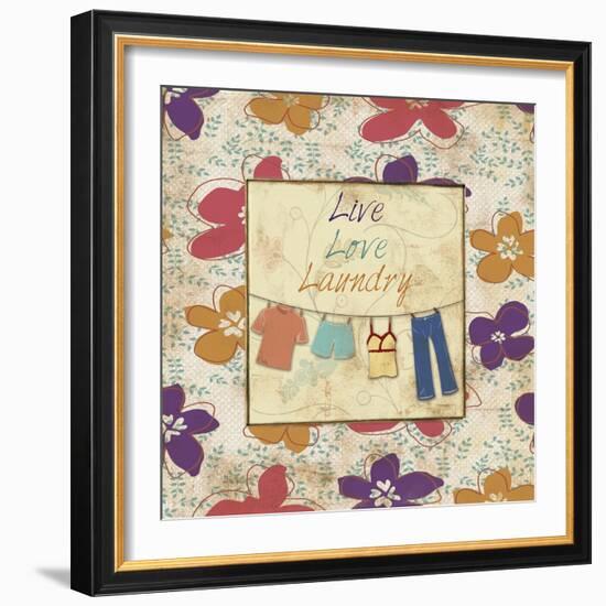 Live Love Laundry-Piper Ballantyne-Framed Art Print