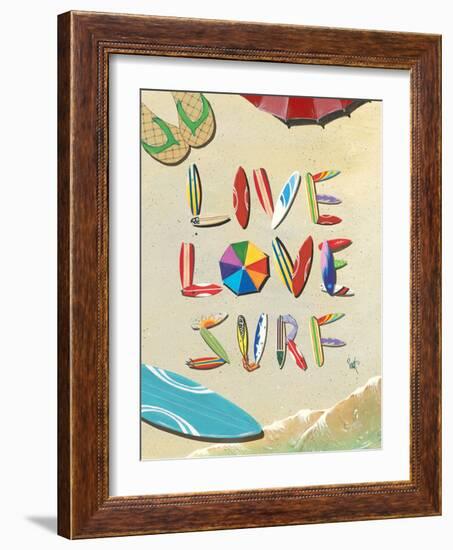Live Love Surf-Scott Westmoreland-Framed Art Print