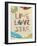 Live Love Surf-Scott Westmoreland-Framed Art Print