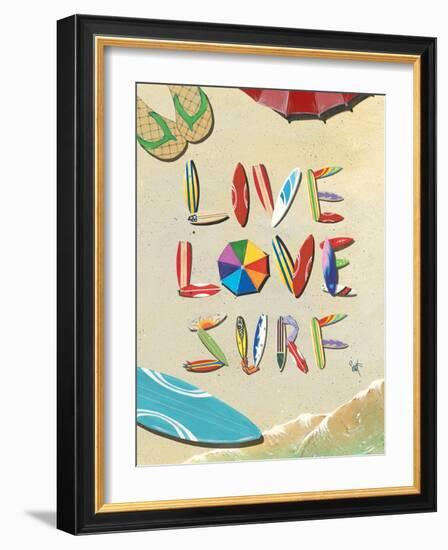 Live Love Surf-Scott Westmoreland-Framed Art Print