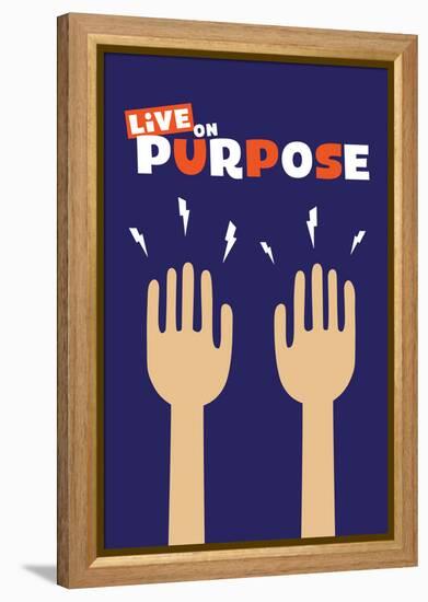 Live On Purpose-null-Framed Stretched Canvas