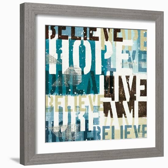 Live the Dream II-Mo Mullan-Framed Art Print