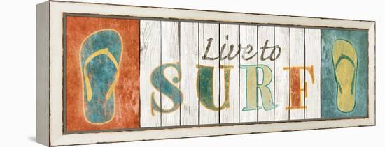 Live to Surf-Sd Graphics Studio-Framed Stretched Canvas