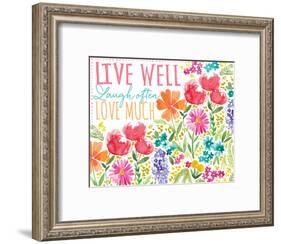 Live Well-Sara Berrenson-Framed Art Print