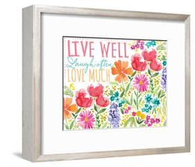 Live Well-Sara Berrenson-Framed Art Print