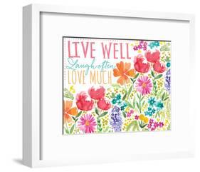 Live Well-Sara Berrenson-Framed Art Print