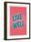 Live Well-null-Framed Premium Giclee Print