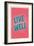 Live Well-null-Framed Premium Giclee Print