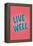 Live Well-null-Framed Stretched Canvas