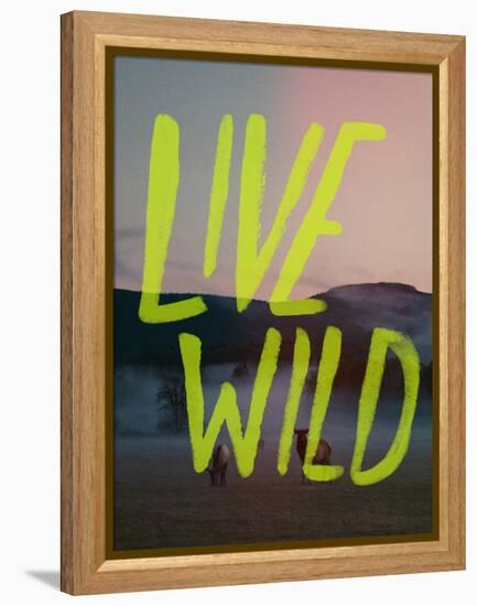 Live Wild Elk-Leah Flores-Framed Premier Image Canvas