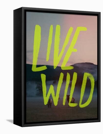 Live Wild Elk-Leah Flores-Framed Premier Image Canvas