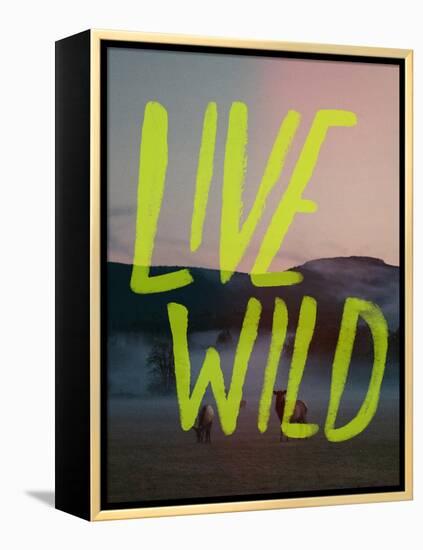 Live Wild Elk-Leah Flores-Framed Premier Image Canvas