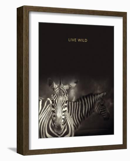 Live Wild - Luxe-Irene Suchocki-Framed Giclee Print