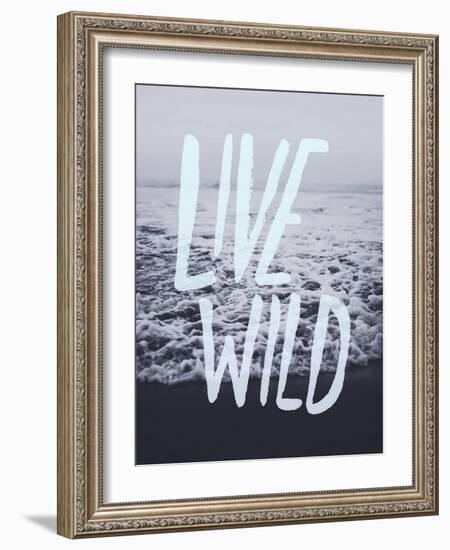 Live Wild Ocean-Leah Flores-Framed Giclee Print