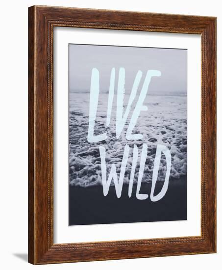 Live Wild Ocean-Leah Flores-Framed Giclee Print