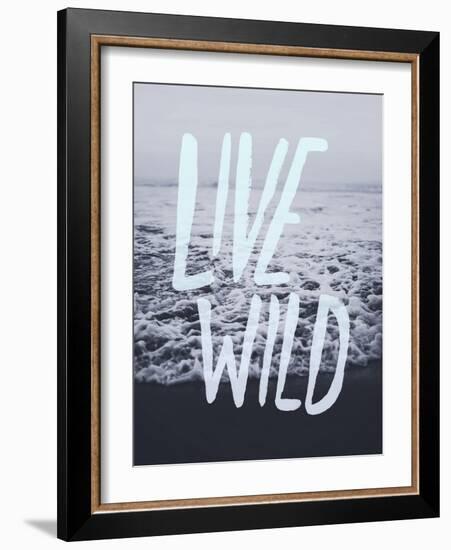 Live Wild Ocean-Leah Flores-Framed Giclee Print