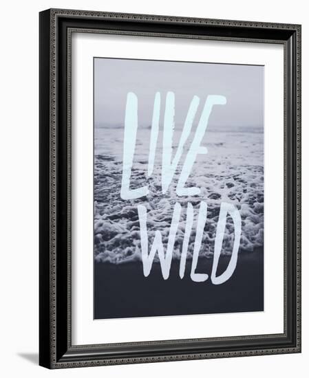 Live Wild Ocean-Leah Flores-Framed Giclee Print