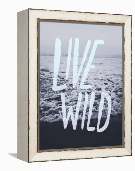 Live Wild Ocean-Leah Flores-Framed Premier Image Canvas