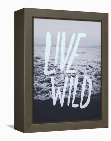Live Wild Ocean-Leah Flores-Framed Premier Image Canvas