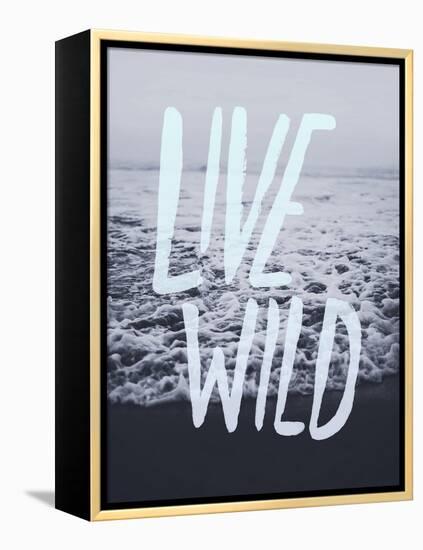 Live Wild Ocean-Leah Flores-Framed Premier Image Canvas