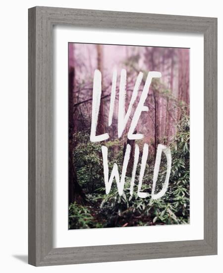 Live Wild Oregon-Leah Flores-Framed Giclee Print