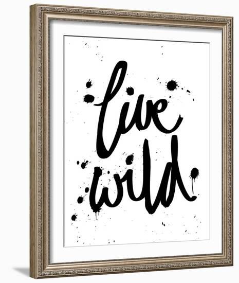 Live Wild-Sasha Blake-Framed Giclee Print