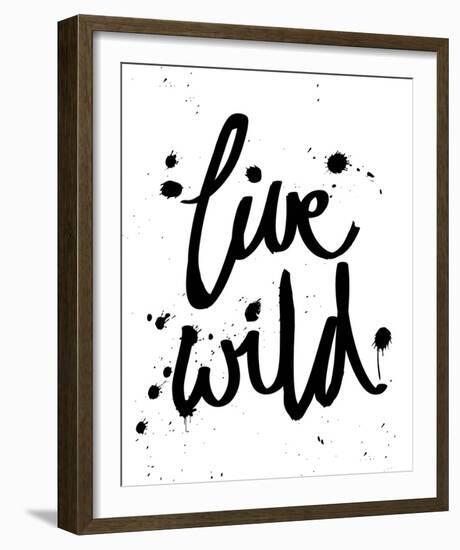 Live Wild-Sasha Blake-Framed Giclee Print