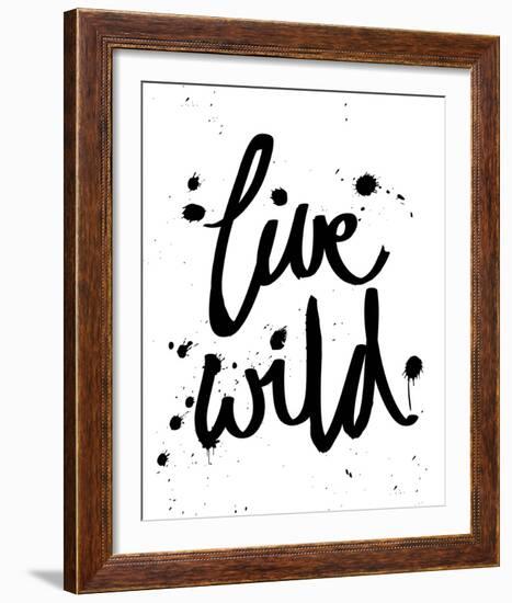 Live Wild-Sasha Blake-Framed Giclee Print