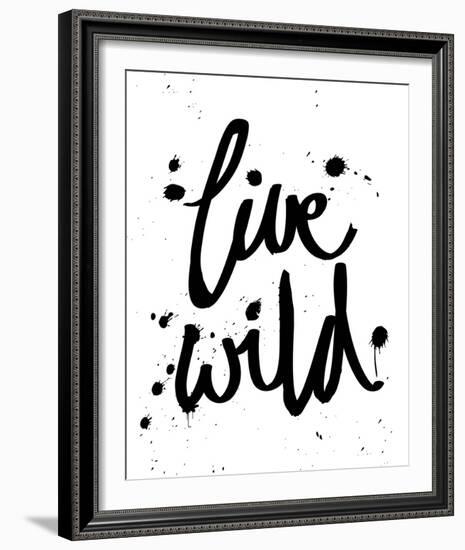 Live Wild-Sasha Blake-Framed Giclee Print