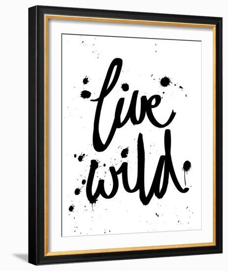 Live Wild-Sasha Blake-Framed Giclee Print