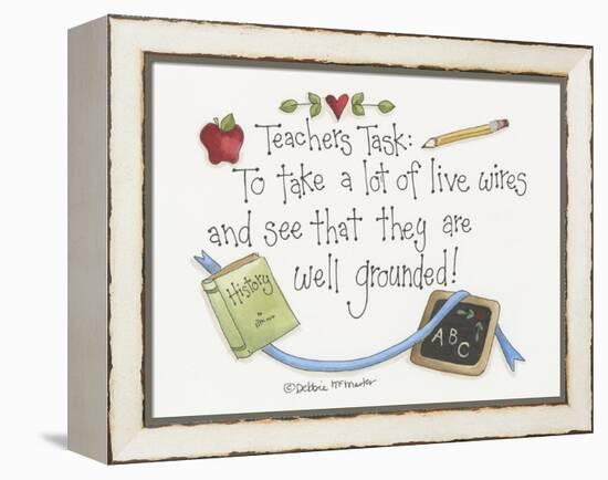 Live Wires-Debbie McMaster-Framed Premier Image Canvas