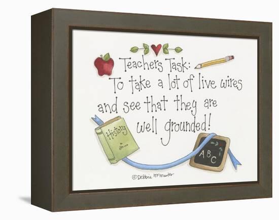 Live Wires-Debbie McMaster-Framed Premier Image Canvas