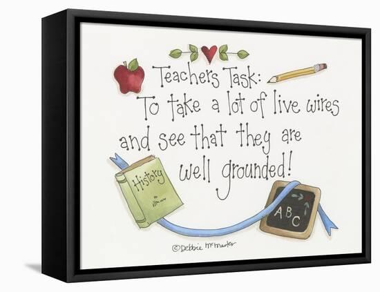 Live Wires-Debbie McMaster-Framed Premier Image Canvas