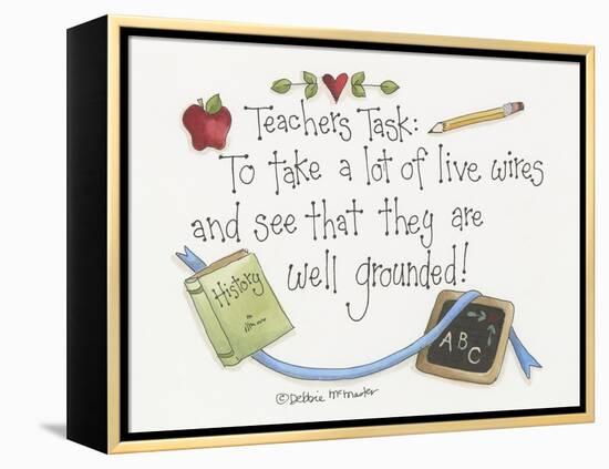 Live Wires-Debbie McMaster-Framed Premier Image Canvas