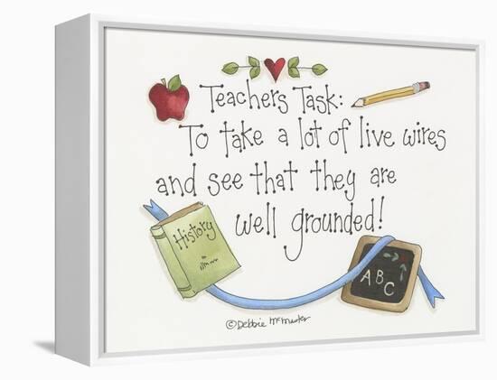 Live Wires-Debbie McMaster-Framed Premier Image Canvas