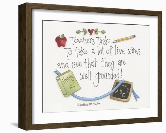 Live Wires-Debbie McMaster-Framed Giclee Print