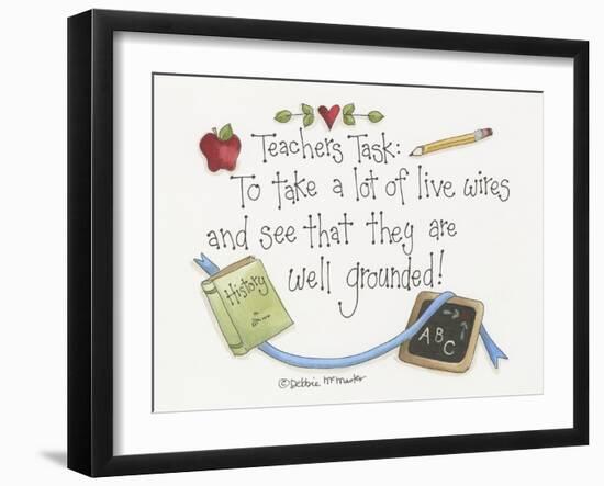 Live Wires-Debbie McMaster-Framed Giclee Print