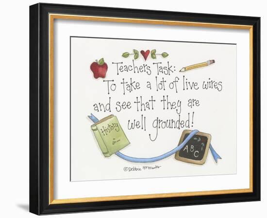 Live Wires-Debbie McMaster-Framed Giclee Print