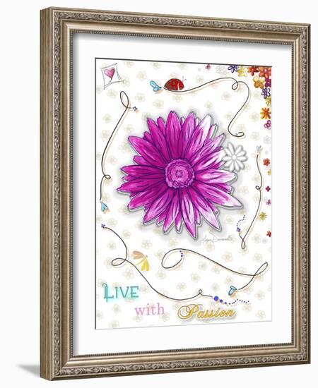 Live with Passion-Megan Duncanson-Framed Giclee Print