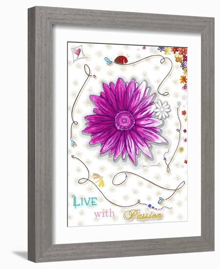 Live with Passion-Megan Duncanson-Framed Giclee Print