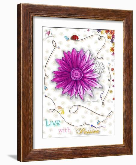 Live with Passion-Megan Duncanson-Framed Giclee Print