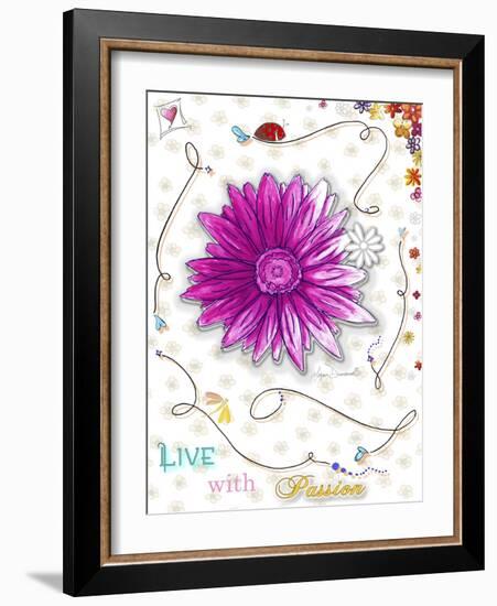 Live with Passion-Megan Duncanson-Framed Giclee Print