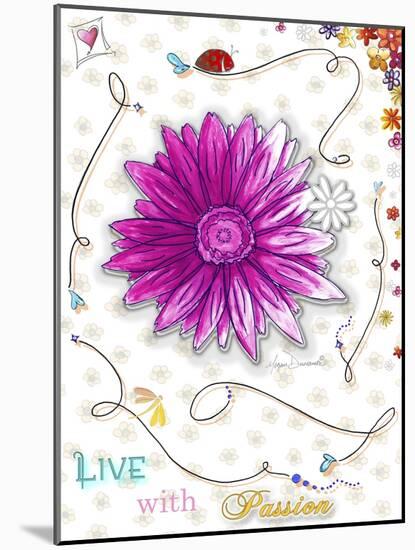 Live with Passion-Megan Duncanson-Mounted Giclee Print