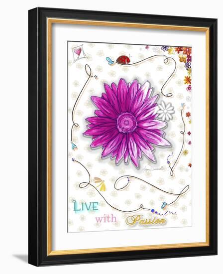 Live with Passion-Megan Duncanson-Framed Giclee Print