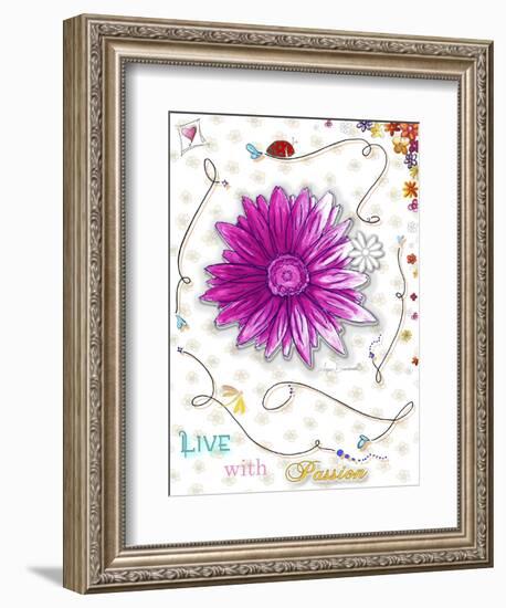 Live with Passion-Megan Duncanson-Framed Giclee Print