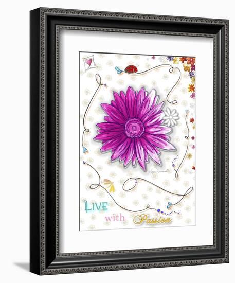 Live with Passion-Megan Duncanson-Framed Giclee Print